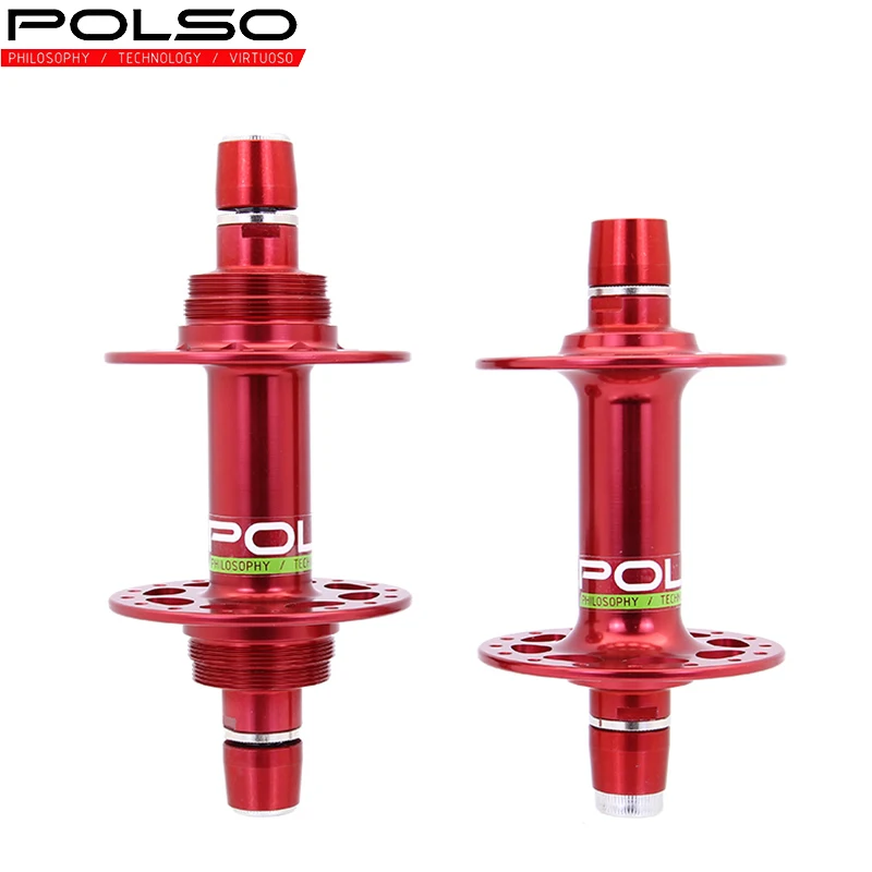 FH003  Hollow axis cnc High Quality Aluminum 32h Bike Hub 20 24 Hole Bicycle Rear Hubs Fixed Gear Bikes Hub