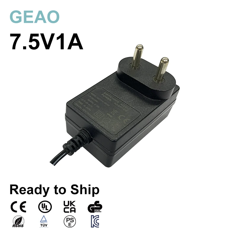 7.5V 1A Beauty Equipment Thinkpad Robot Lightbox Hoverboard Segway  3v 5v 12v 24v 1a 2a 3a 5a Power Adapter
