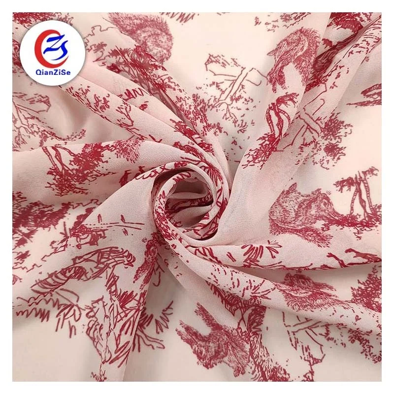 Fashion design 100% polyester floral pattern digital printed satin fabric by the yard