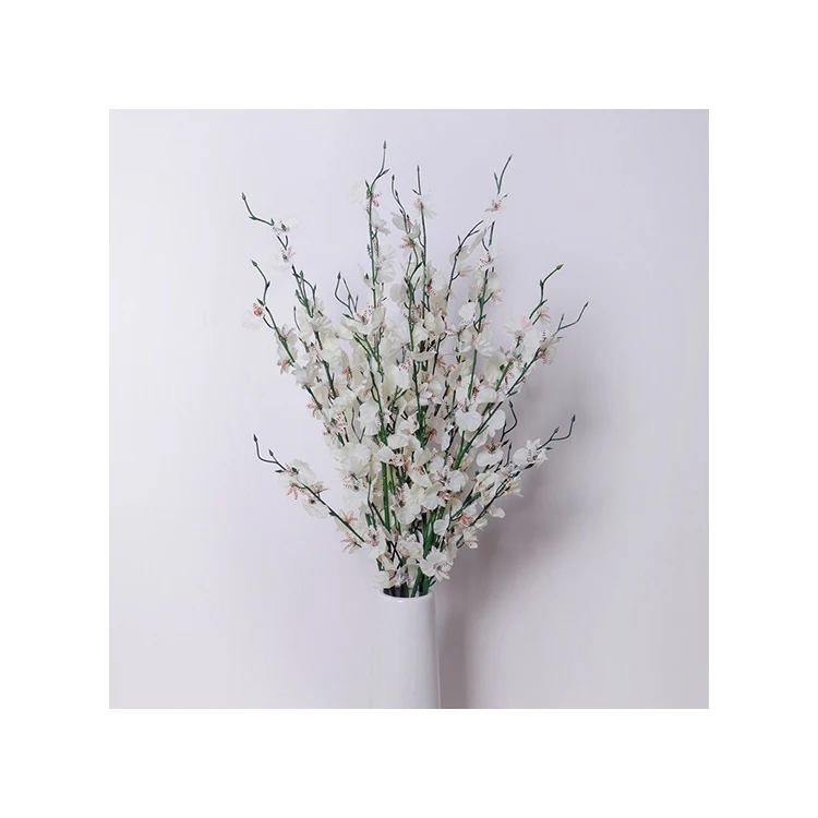
Single Branch Long Section Dancing Orchid Flower Arrangement Artificial Flowers For Sale 