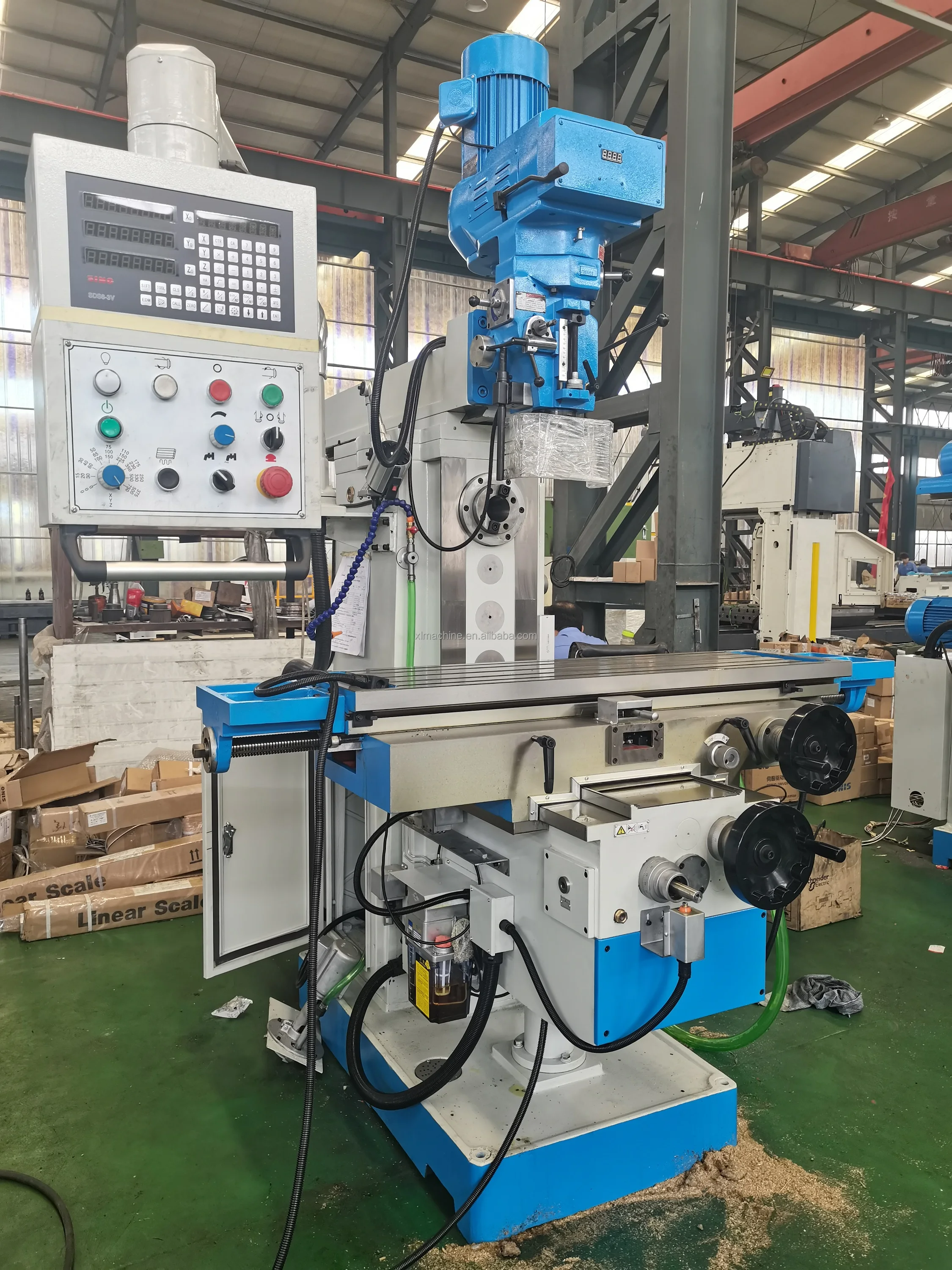 XL6336CL Table DRO surface bridgeport milling machine