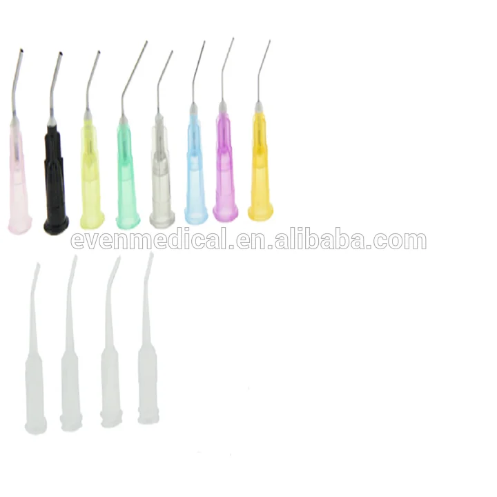 Stainless Steel Tips Disposable Sterile Hypodermic Needle From 16G To 30G Syringes With Safety Needle