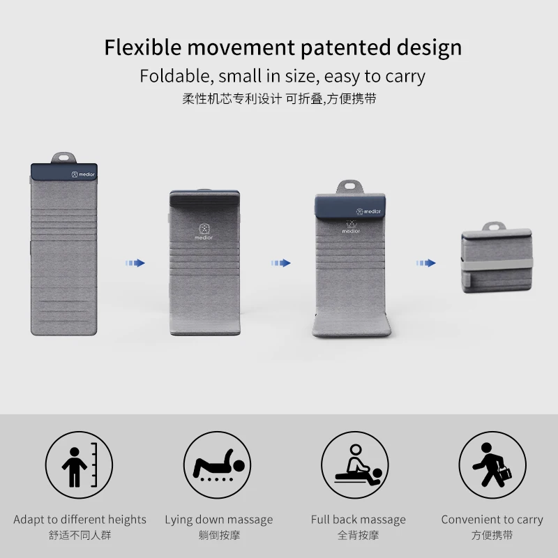 Full Body Massaging Cushion Neck Waist Massage Cushion With Heater size Small body that can be folded  Full body massage cushion