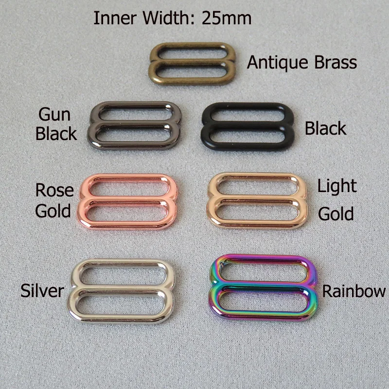 Strap Belt Loop Dog Collar Leads Clasp Hardware 25mm Metal D Ring Buckle Carabiner Hook For Bag Backpack