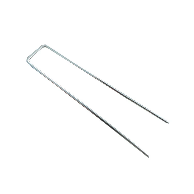 Hot Sale Stainless Steel Landscape Sod Stakes Nail Cloth Ground Nails U Shaped Securing Pegs For Artificial Grass