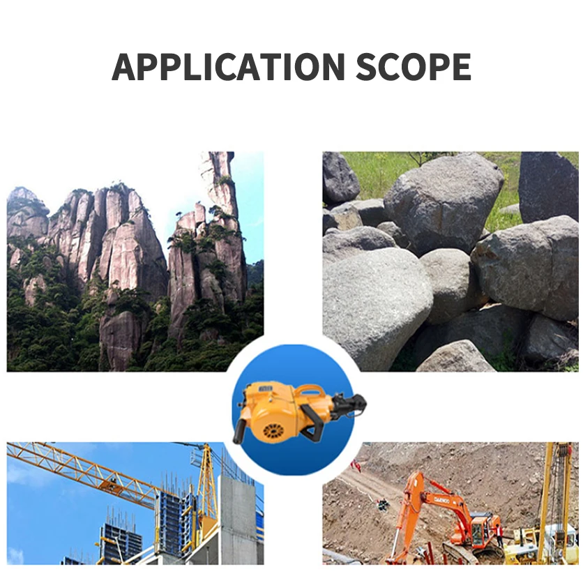 N27C handheld internal combustion rock drill used for engineering construction crushing drilling rigs