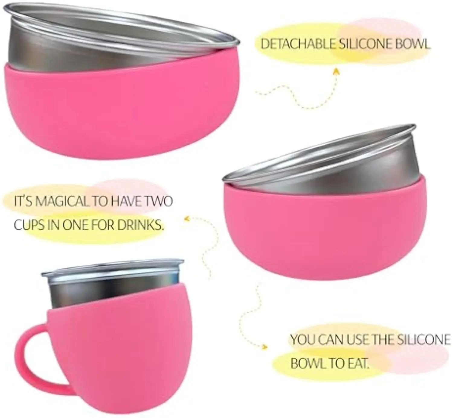 Custom Logo Baby Stainless Steel Supplies Silicone Tableware Baby Feeding Set Food Grade Newborn Set Gift Baby Dish Plates Set