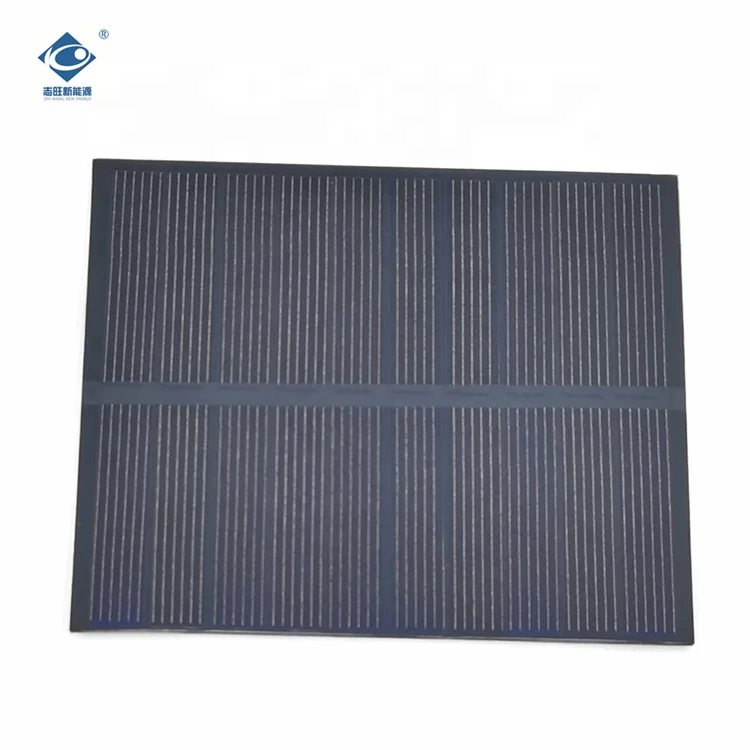 5V Mono Hunting Camera Solar Panel Charger ZW-100822 Transparent ETFE/PET Semi Solar Panel 1.0W