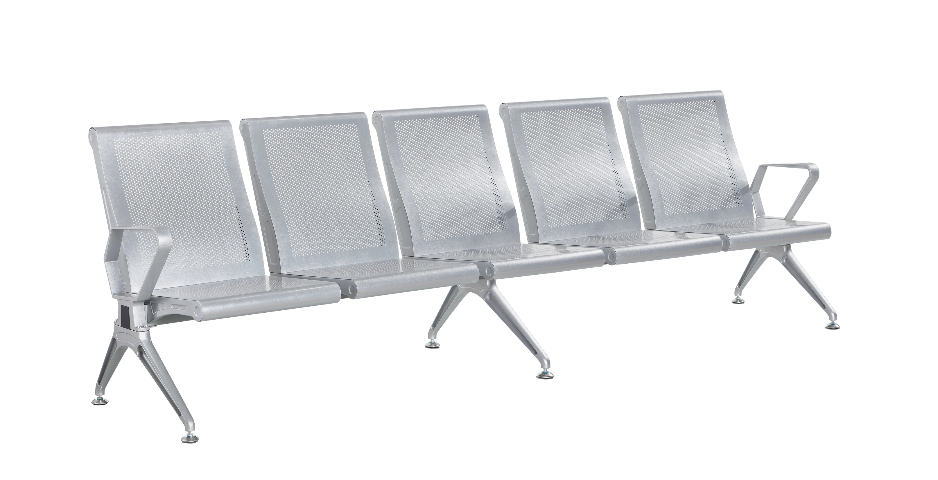 Modern Design Hospital Airport Public Area Chair Aluminum Office Bench Waiting 3 Seat Chairs