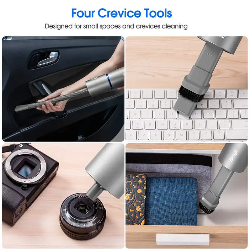 BLDC Motor Household Car Wireless Handheld Electric Dust Cleaning Vacuum  Hand Air Pump 3 In 1 Air Duster