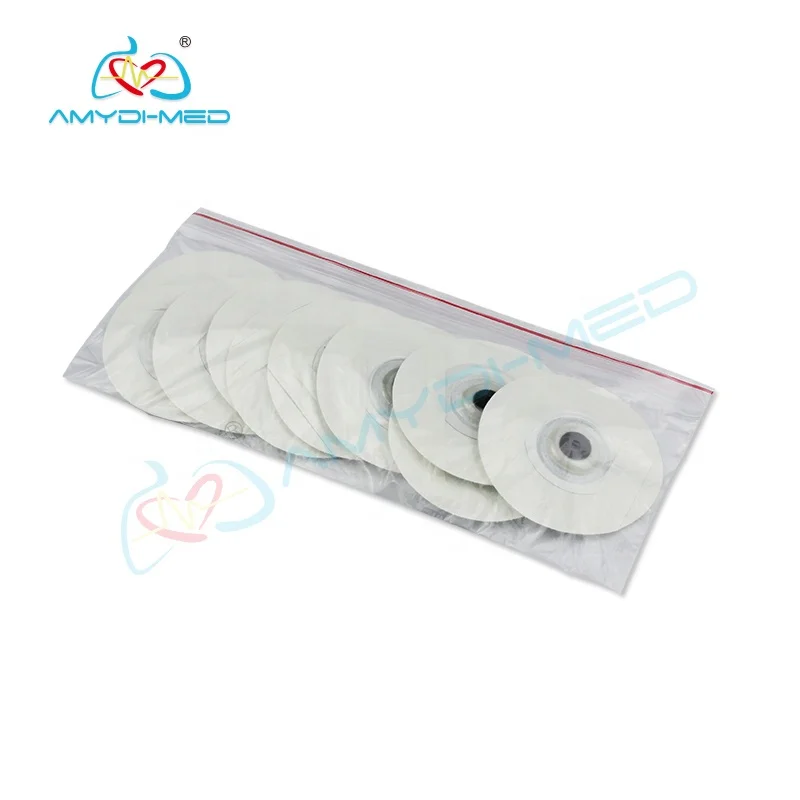 Adult Disposable Ecg Ekg Electrodes Foam Round Ag/AgCI Sensor Disposable Adult Ecg ELectrodes