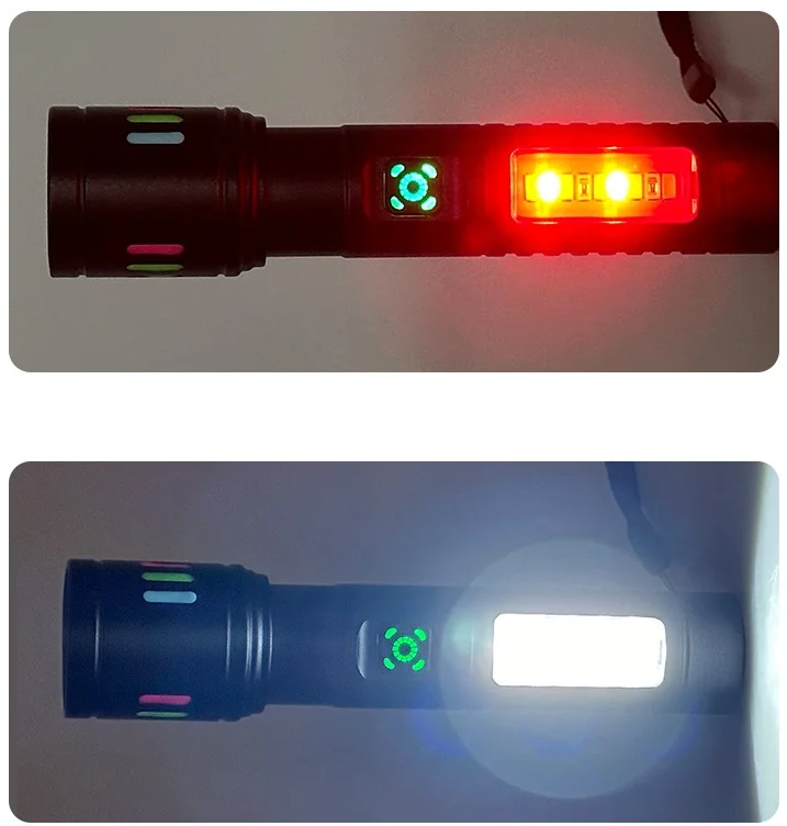 Лидер продаж портативный светодиодный фонарик с USB-зарядкой зажим для ручки Многофункциональный яркий свет Магнитная база перезаряжаемая батарея