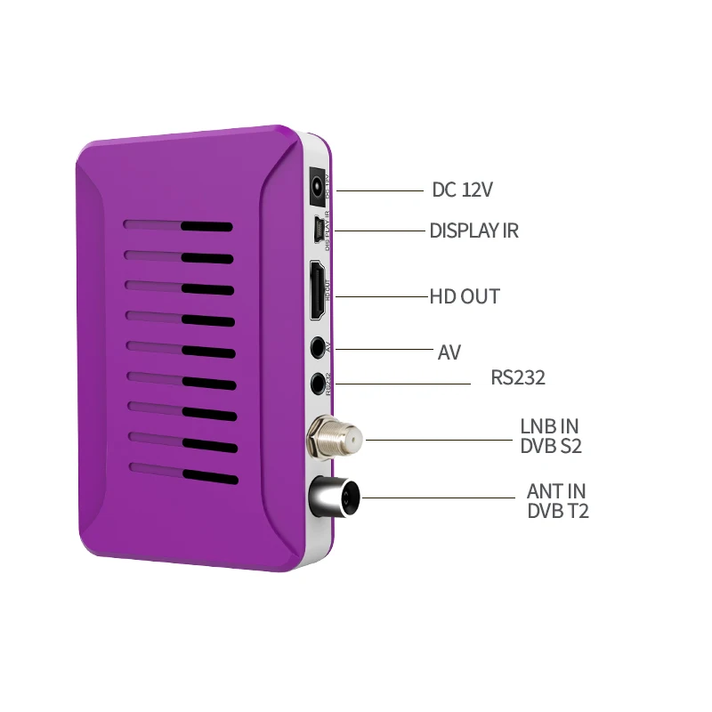 Wholesale Satellite Tv Receiver Combo DVB S2+T2 Digital Box Full HD 1080P