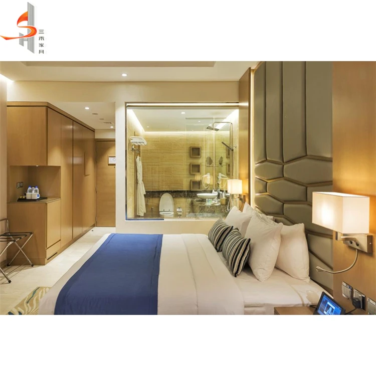 Cheap Modern Luxury Style Custom Made Hotel Bedroom Furniture Set Modern