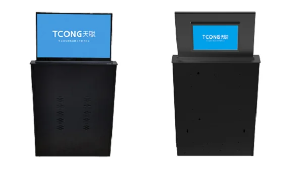 Pop up Motorized Lift Lcd Computer Monitor Meeting Room  Mechanism All Newly Launched DC12V 18W Ergonomic Delivery System FD