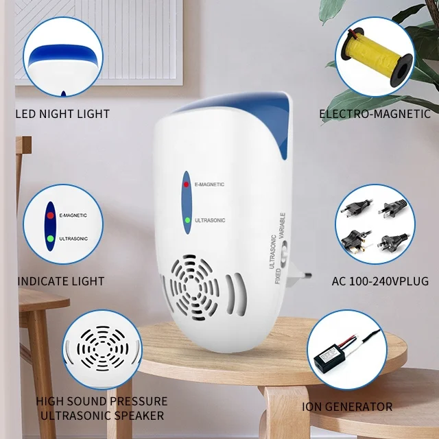 EPA Amazon Electronic Rat Rodent Repeller Electromagnetic Mice Mouse Repellent Ultrasonic Pest Repeller