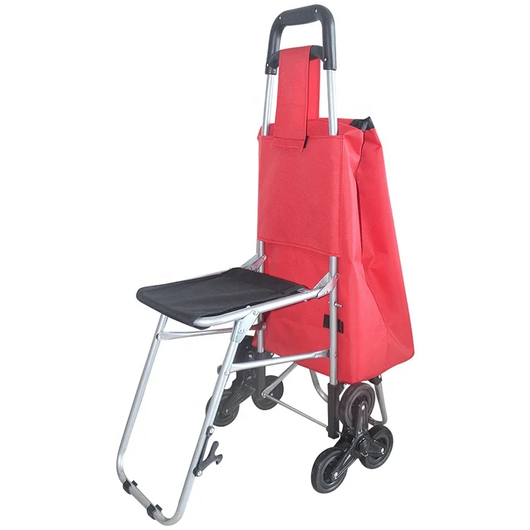 newest shopping trolley bag with seat