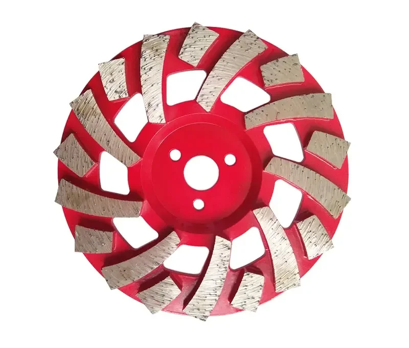 Vacuum brazed diamond grinding cup wheel for marble granite