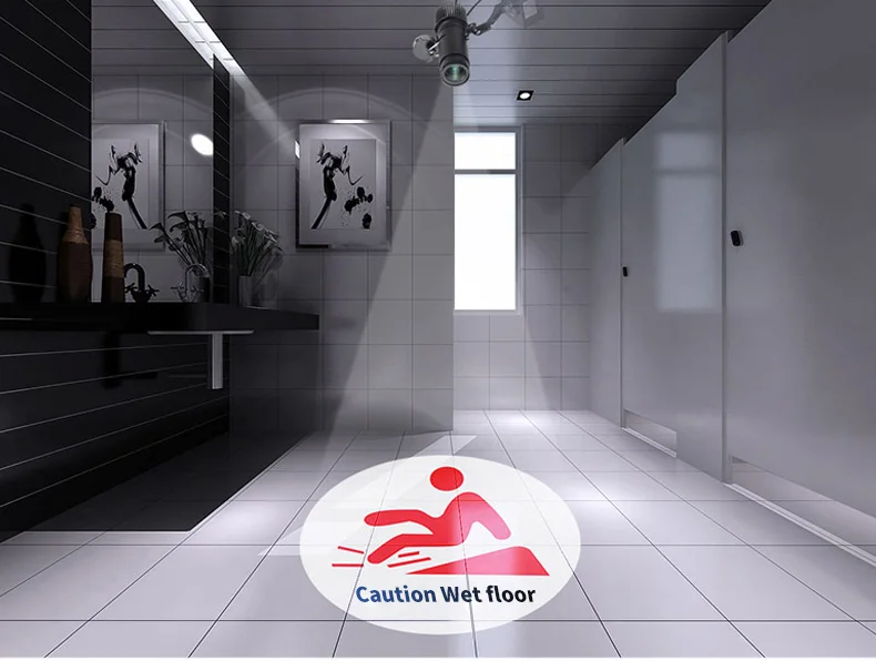 30w gobo ceiling projector led gobo projector lighting projection image door number on floor