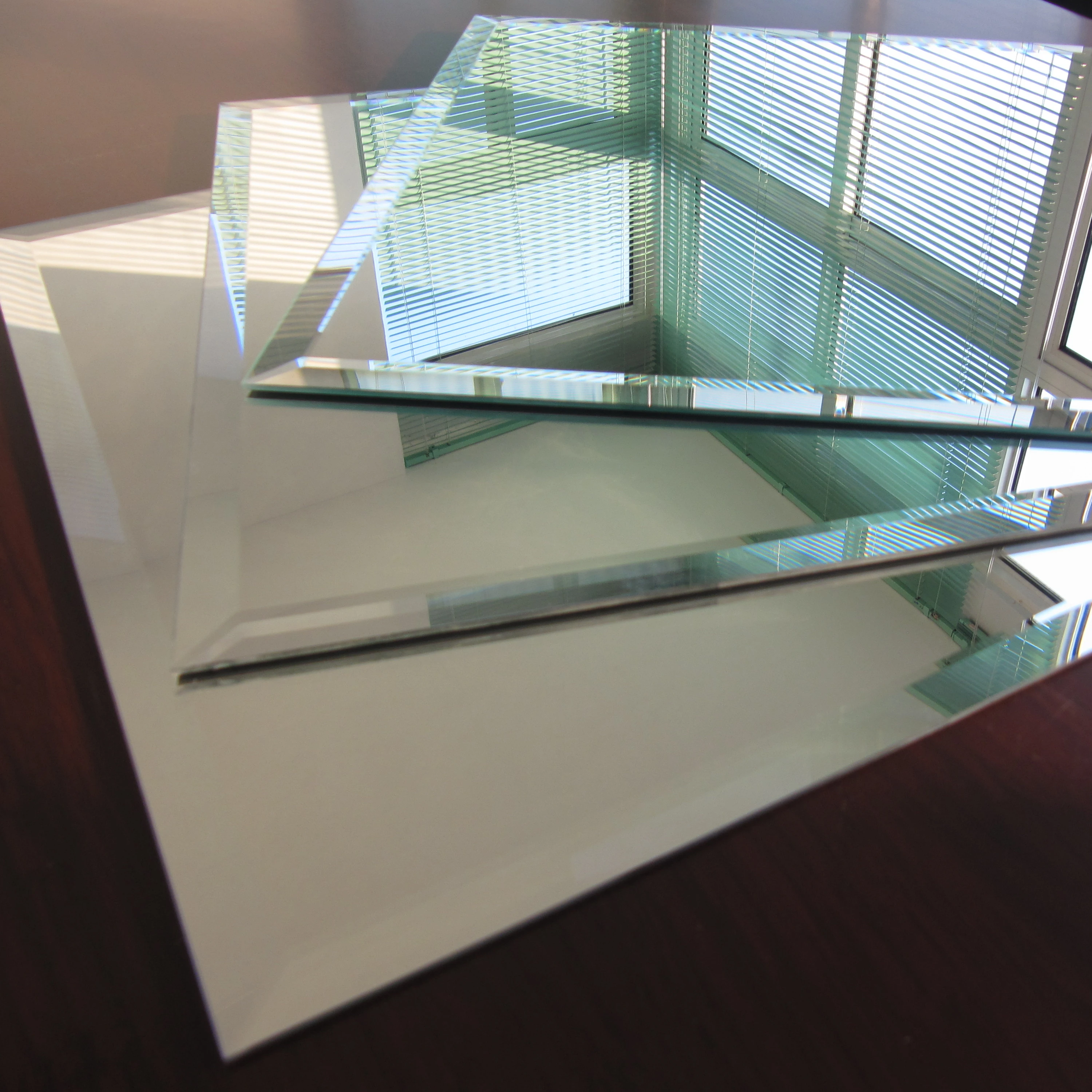 wholesale Large frameless customized Silver Aluminum Mirror Glass Sheet Double Coated 3mm 4mm 5mm
