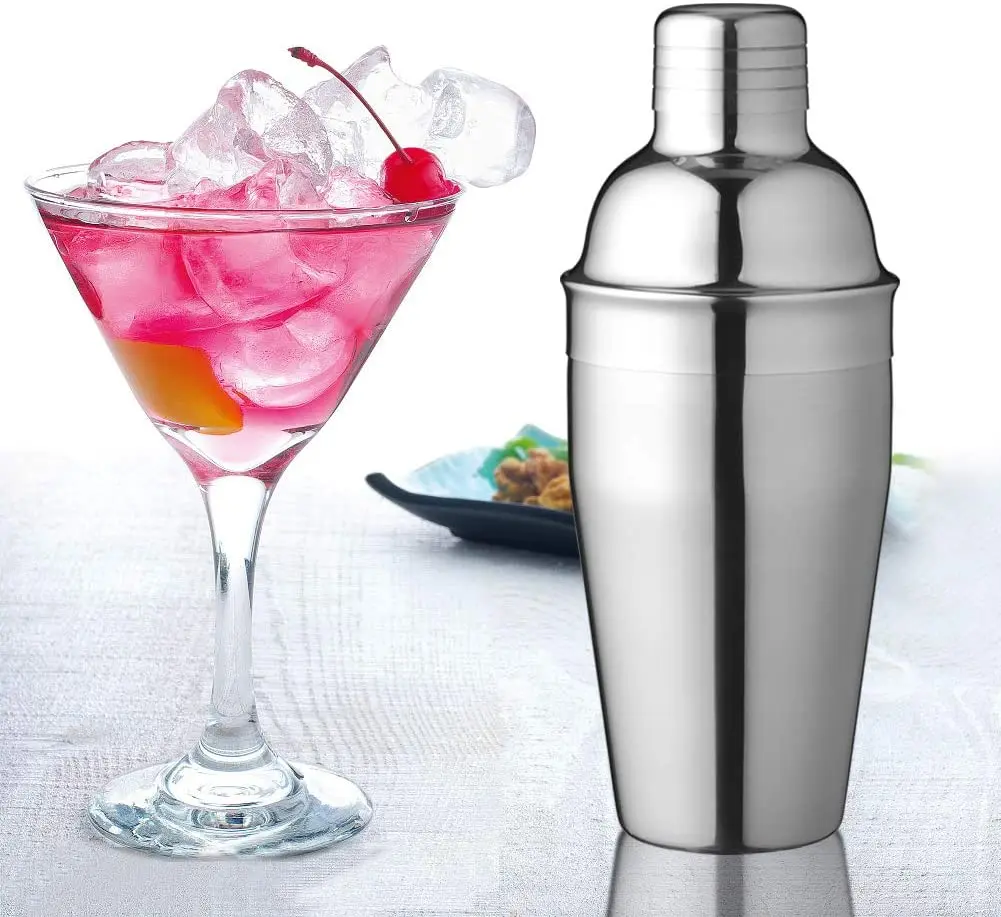 Home Kit Martini Shaker Stainless Steel Cocktail Shaker For Home Bars Parties Bar Accessories Set