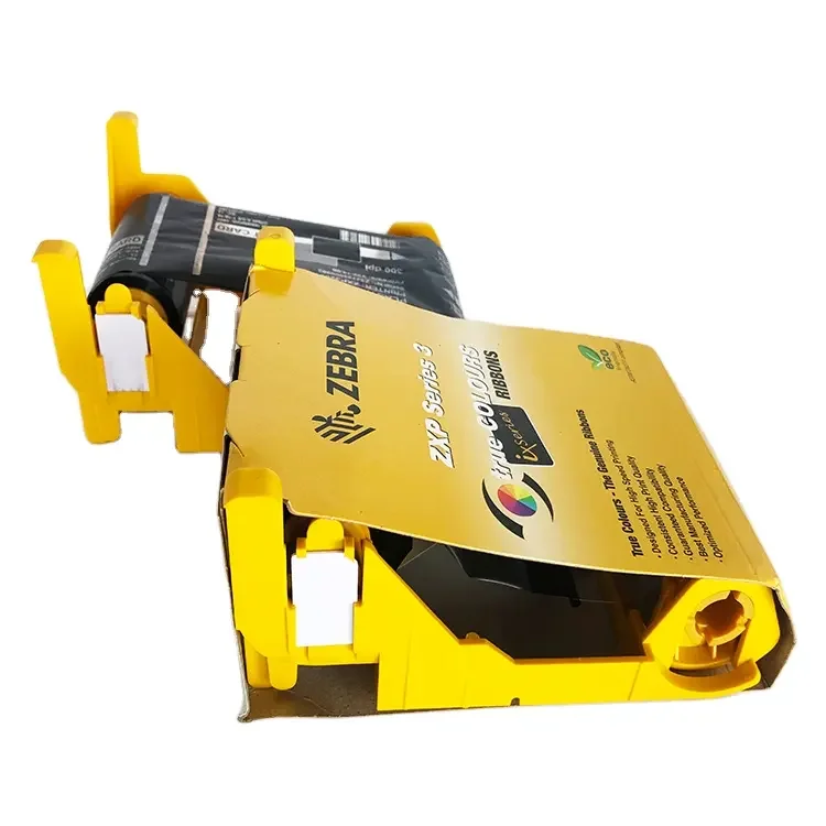Genuine Zebra ZXP Series 3 Plastic PVC ID Card Printer 800033-340 280prints YMCKO Color Printer Ribbon