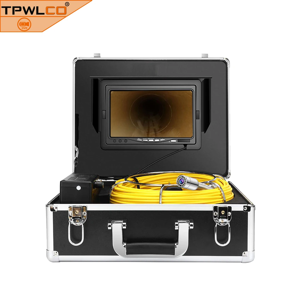 Factory Direct 23MM Camera Head 7 Inch Monitor 20M Cable Sewer Pipe Inspection Camera System Used for Pipeline Inspection