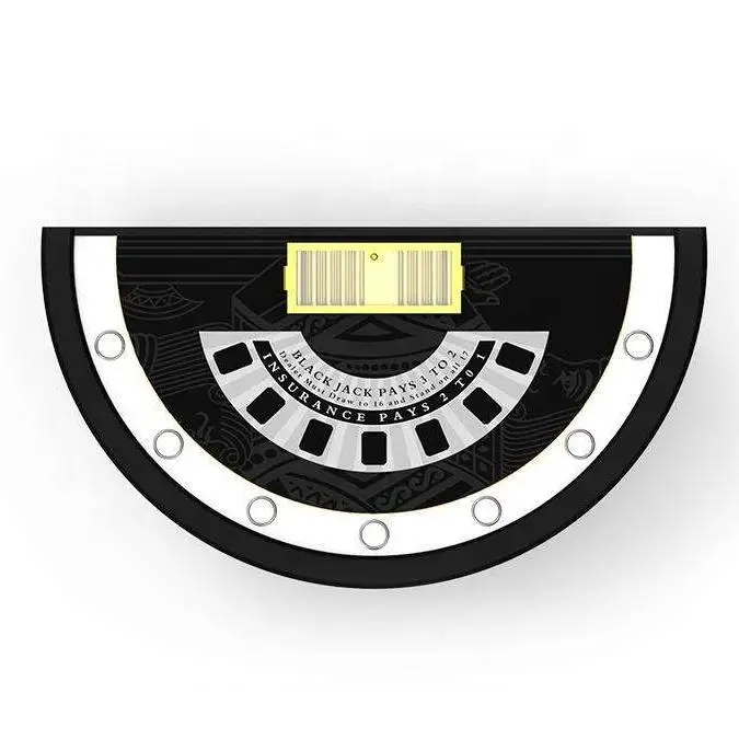 YH 84 Inch Luxury Casino Black Jack Table Professional Poker Table Gambling Blackjack Table