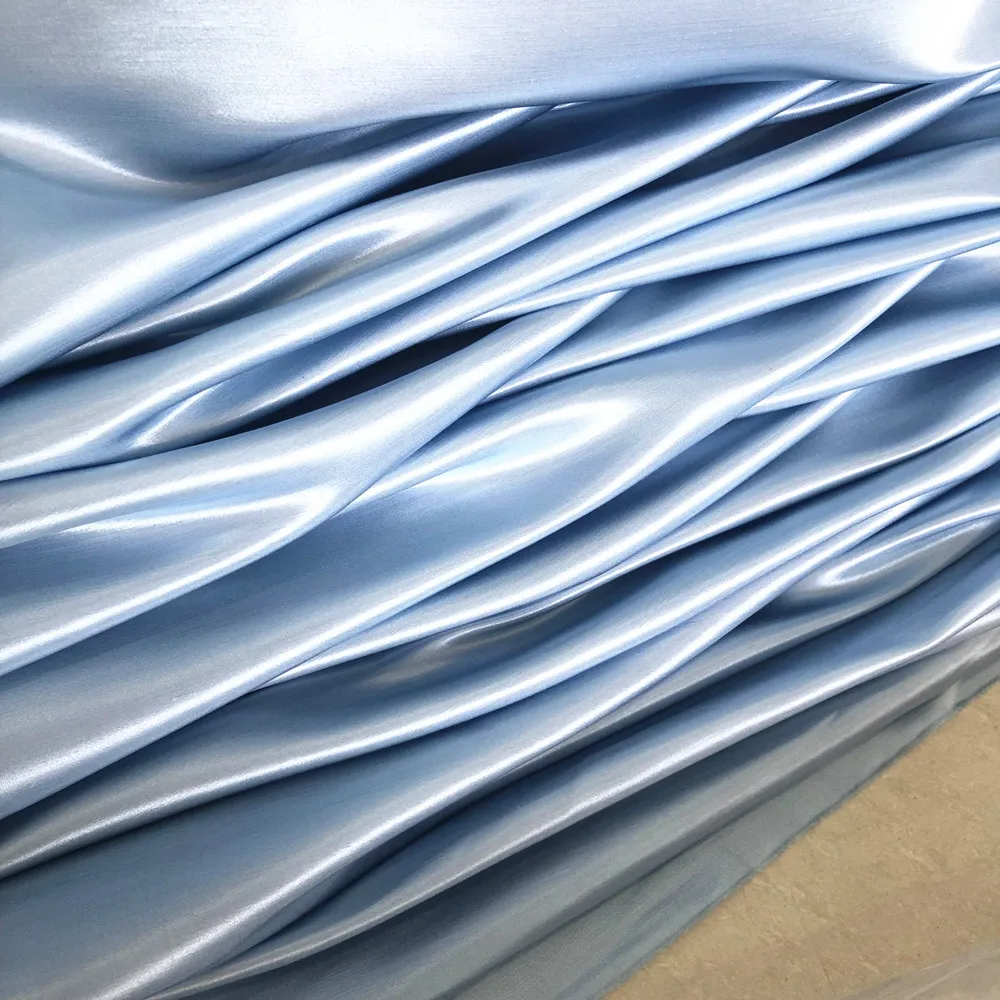 Chinese Factory Silk Blend Linen Hemp Fabric Stiff Natural Material for Luxury Clothing Suit