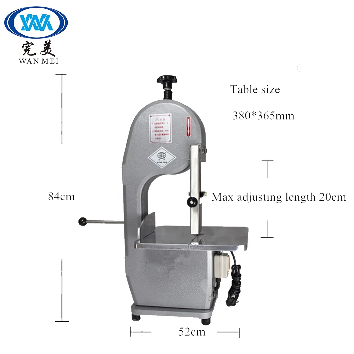 
WM- BS210 Electric Bone Saw with CE Certificate Frozen Chicken Cutter 