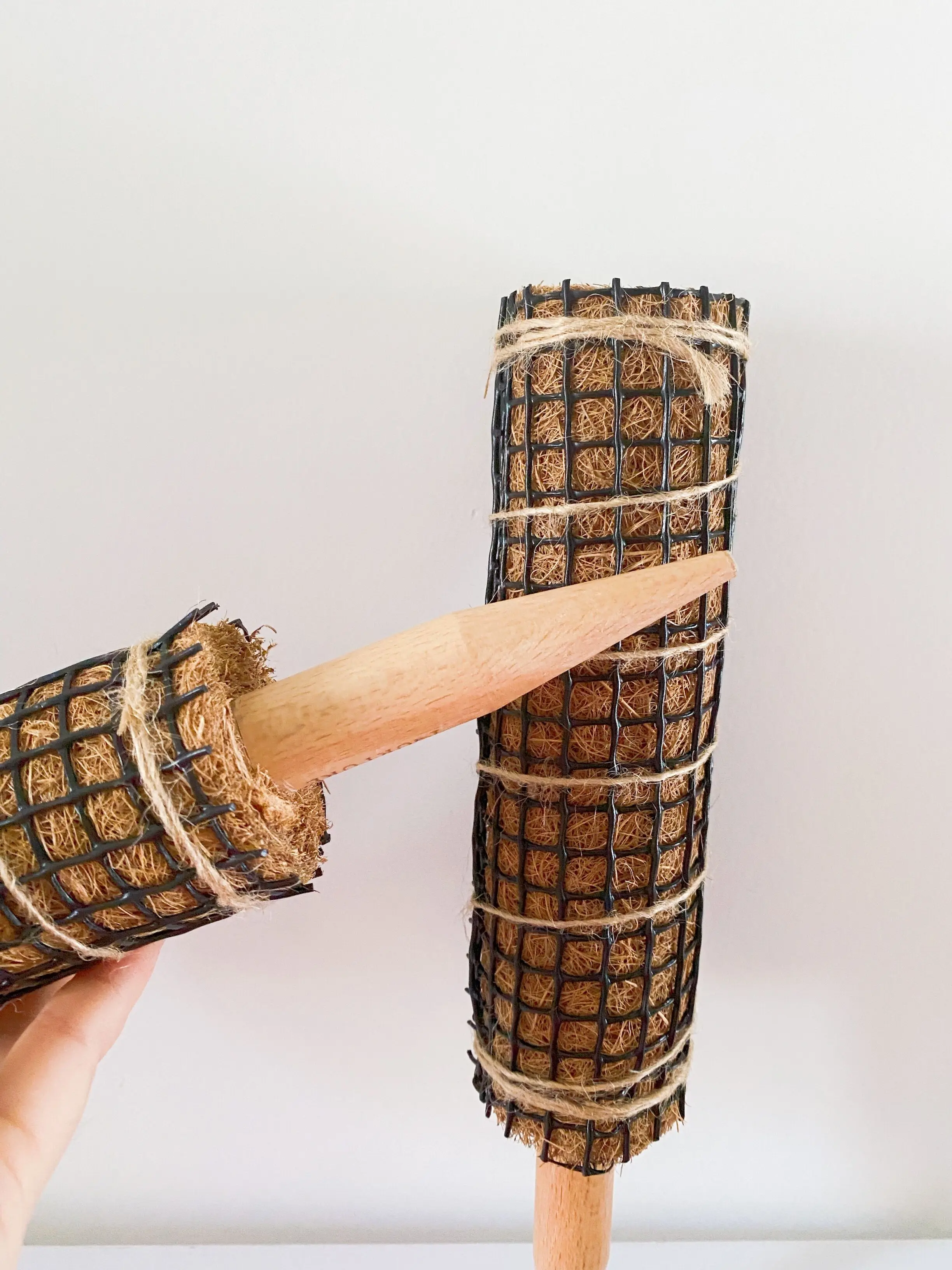 12 дюймов 30 см в длину оптовая продажа консервированная штабелированная стойка для Моха пластик поддержки растений