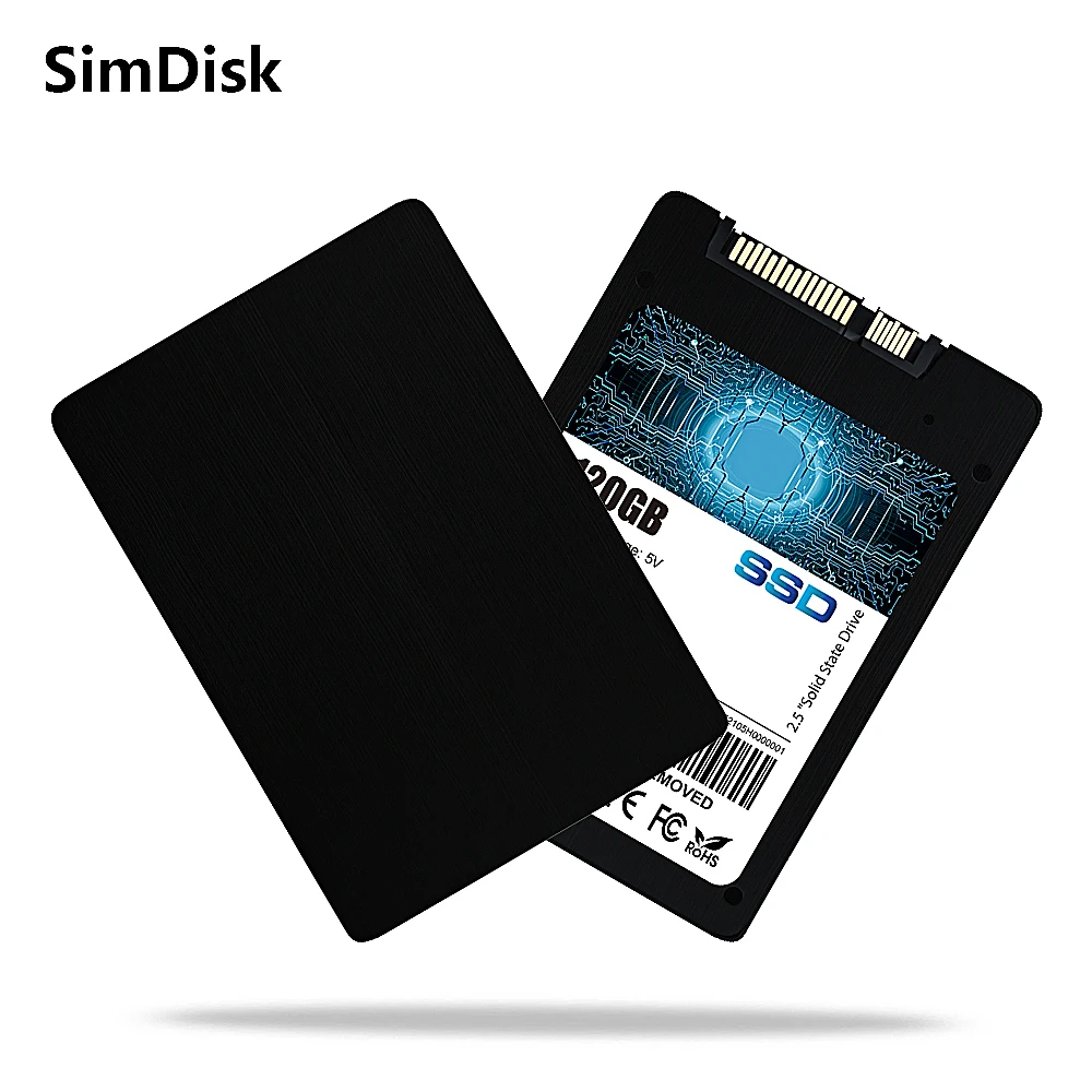 SimDisk 2.5 inch 120GB 128GB 240GB 256GB 512GB 960GB 1TB 2TB Hard Drive internal Solid State Drive SATA III SSD