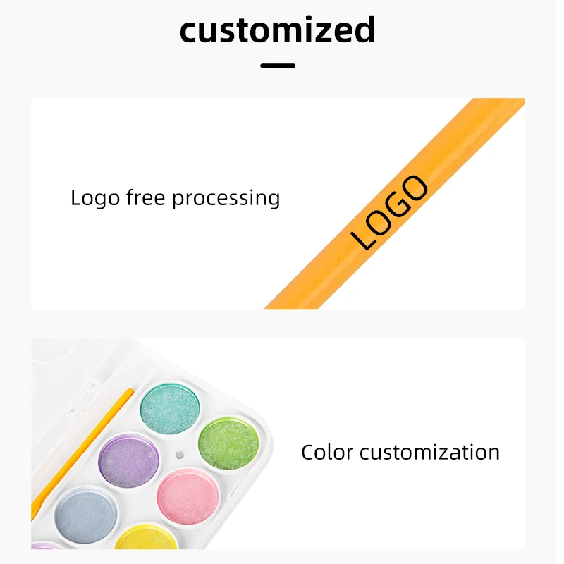 Signature Metallic Watercolor Set, 18 Piece Pearl Paint, Perfect for Wall, Paper, Canvas, and Wood Painting