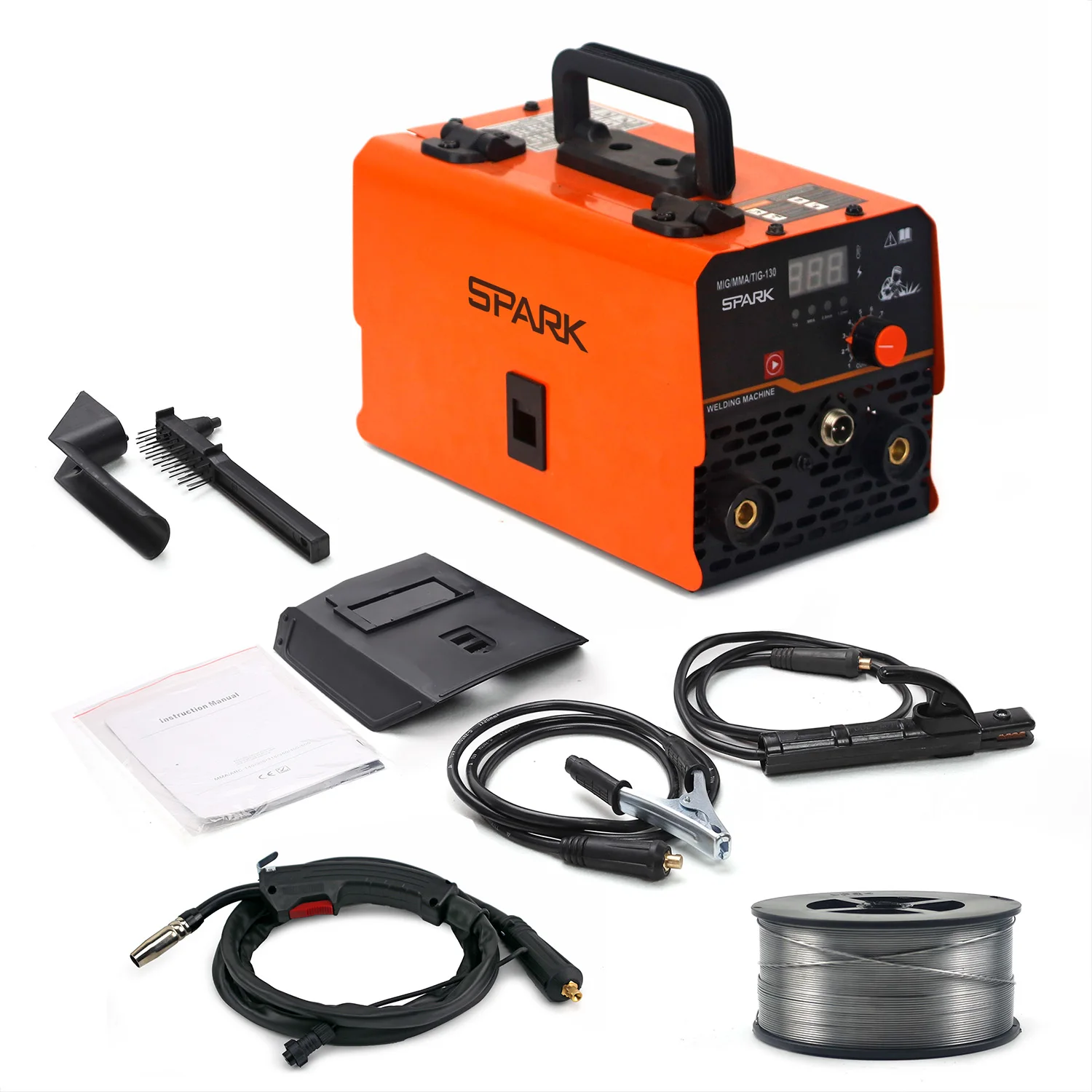 Сварочный аппарат Mini Mig 130 MAG MMA TIG 3 в 1 сварочный без газа индивидуальные брендовые сварочные аппараты mig