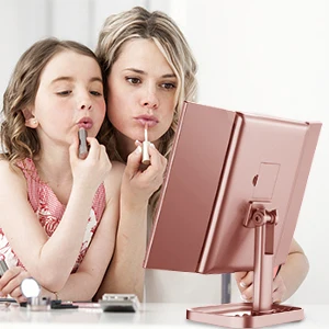 CHAMBERLIAN High quality Artists Touch Sensor Switch Handheld vanity mirror for Make Up