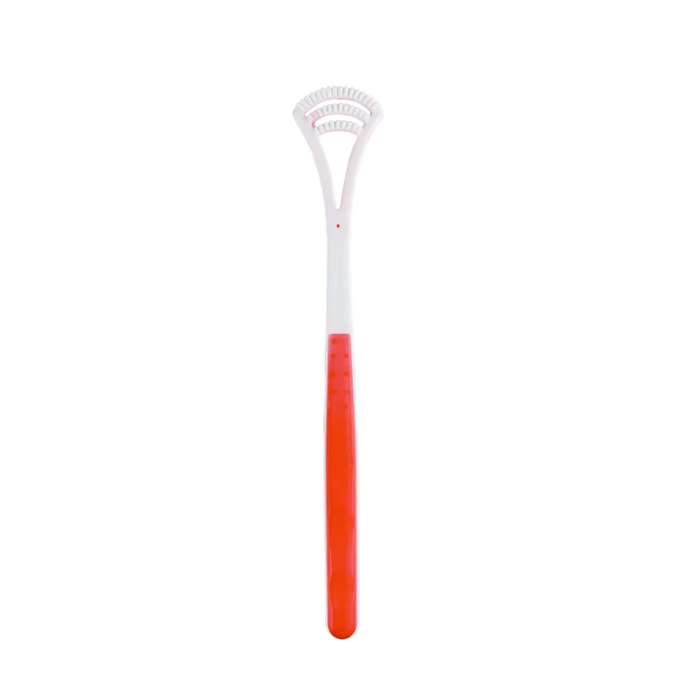 Tongue Scraper Cleaner Soft Silicone Tongue Coating Brush Oral Health Clean Brush Mouth Fresh Breath Scraping Easy To Use