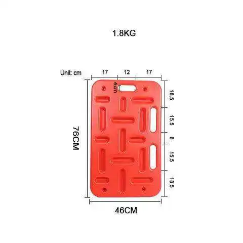 Hot Sale original factory Red Pig Farming Equipment PP Blocking Panel Board Pig Sorting Blocking Panel