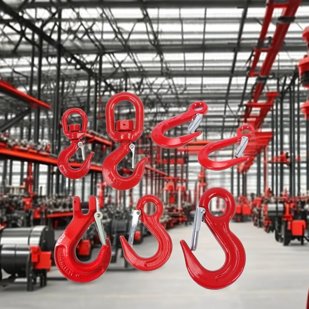 Alloy Steel Eye Sling Hook with Latch for Heavy Industry Hanger Applications