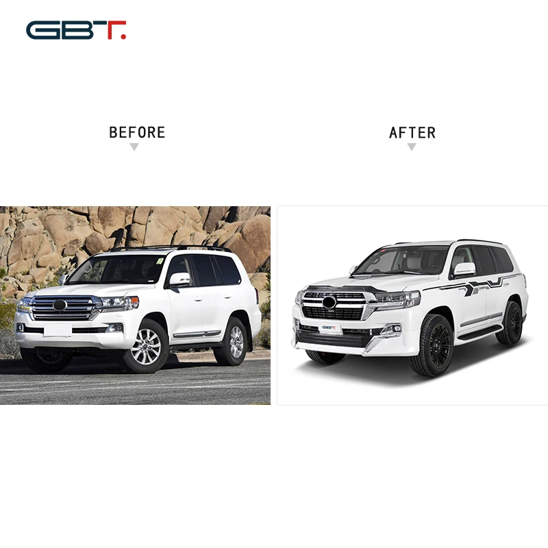 GBT Car Mirror Housing 2016 LC200 Style mirror housing For 2008-2015 Toyota Land Cruiser 200