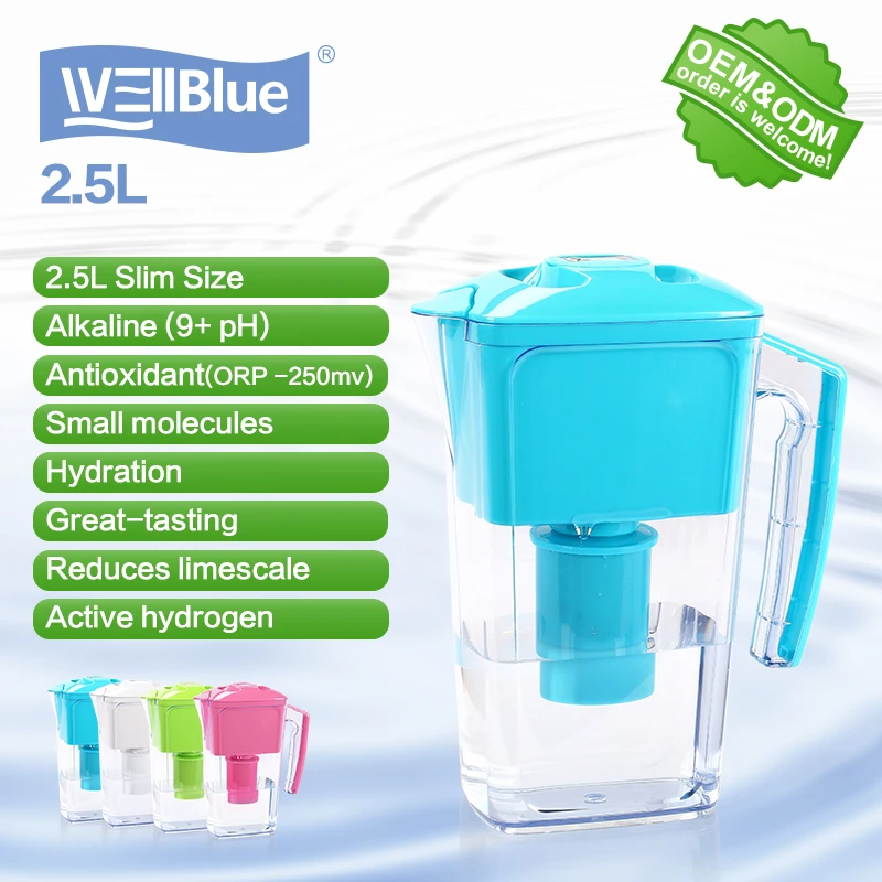  Wellblue щелочный кувшин фильтр для воды прямого питья домашний ионизатор японский kangen водородный маленькие