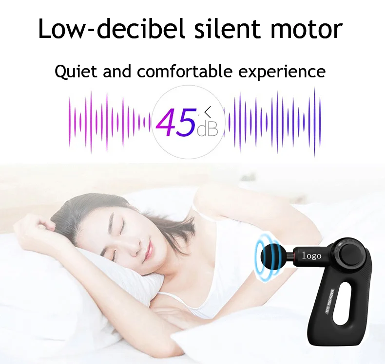 Shenzhen Vibrator Motor Masajes Physical Therapy Device Massage Products Massage Gun Green Massage Gun Attachments With 4 Heads