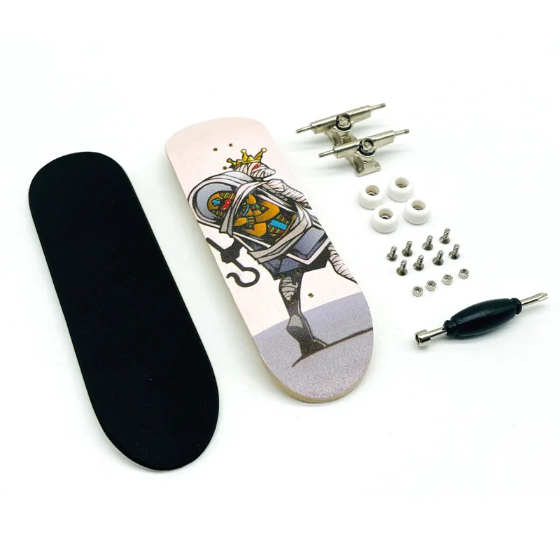 100*30mm Professional Tech Custom Finger Skate Board Maple Wood Deck Fingerboard