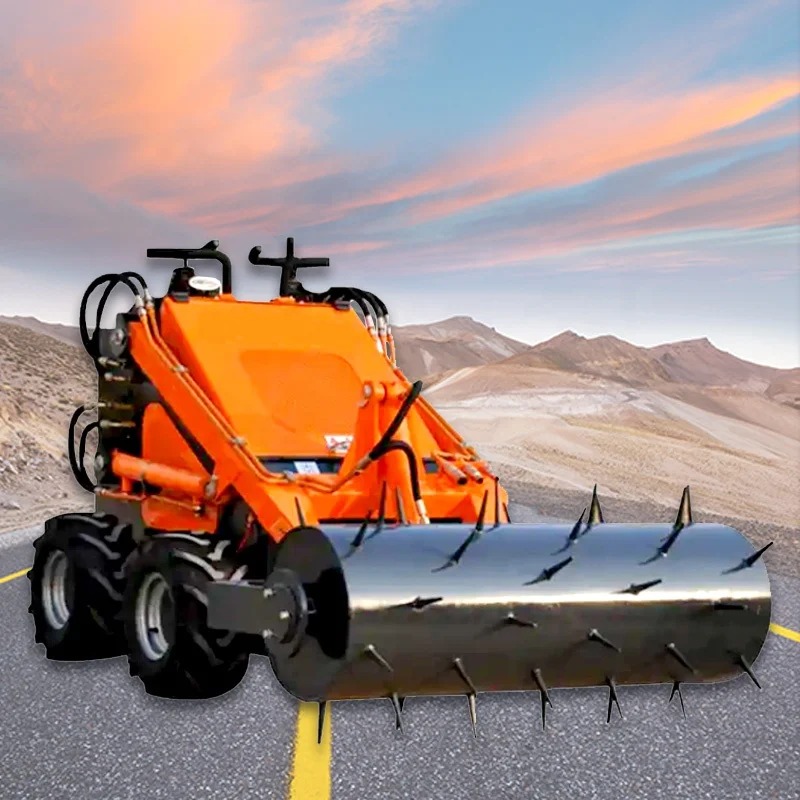 Euro 5 CE EPA Engine Manufacturer Small Mini Skid Steer Loader 1 ton Mini Wheel Loader For Sale Skid Loaders