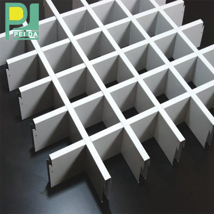 Decorative Metal Suspended Ceiling Tiles Grid Ceiling Design Aluminum
