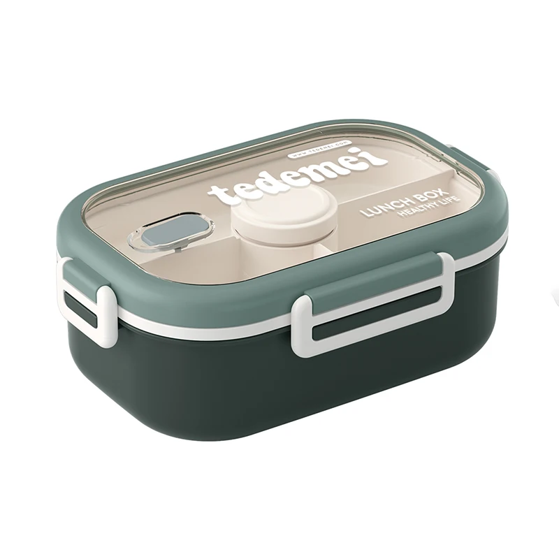 2023 Hotselling High Capacity Food Container PP Bento Lunch Box Rectangle Shantou School Plasticine Box Food Packing Plastic