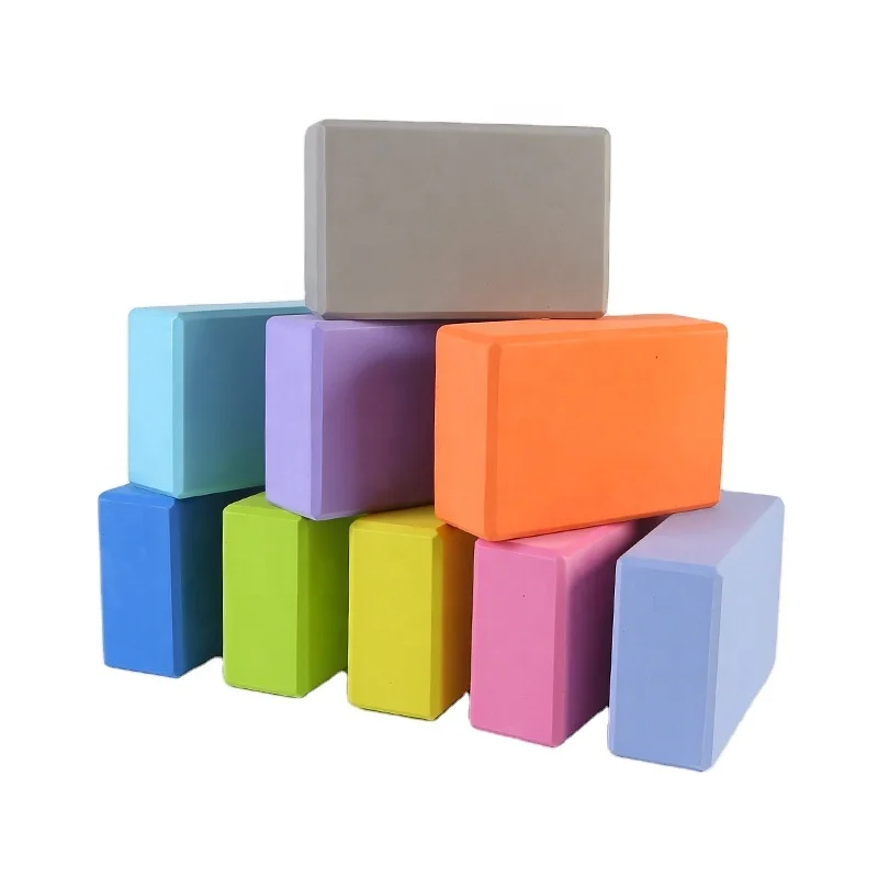 Colorful EVA Foam Yoga Pilates Yoga Block Brick For Yoga Exercise