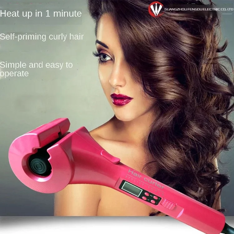 Customized wholesale ladies home styling anti-scalding curling iron