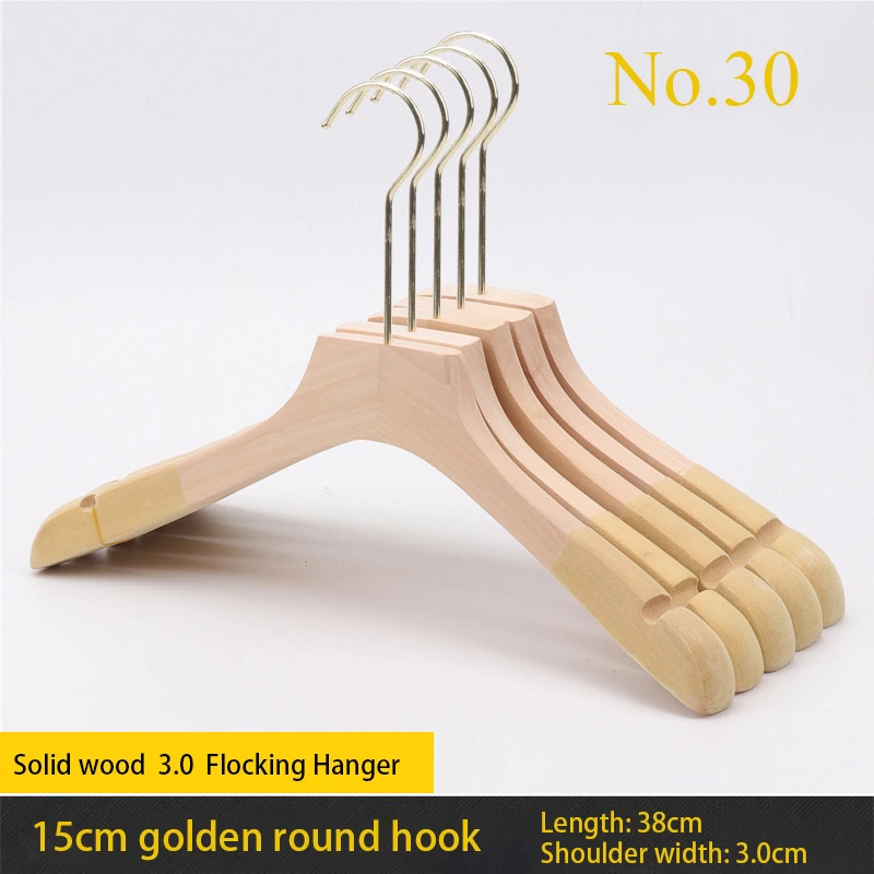 custom logo cloths clothing pants shirt solid wood hangers men suit coat luxury non slip black white wooden hangers for clothes