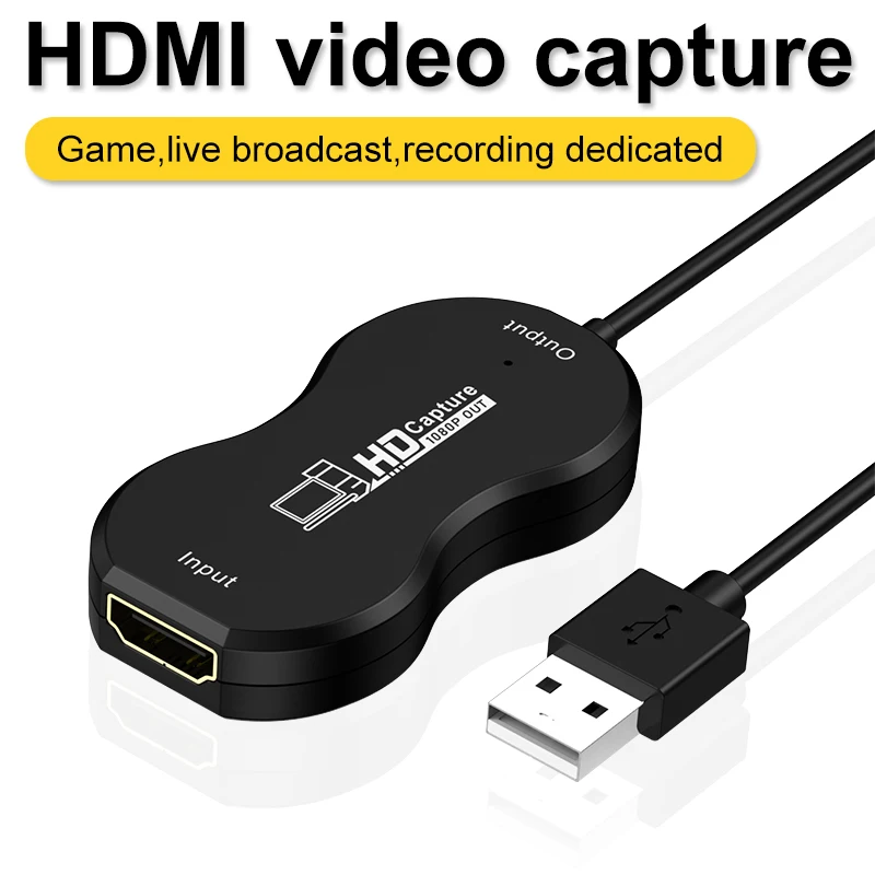 USB 2.0 1080P Support Input 4K AV Video HD-MI to Usb Capture Video Capture Card