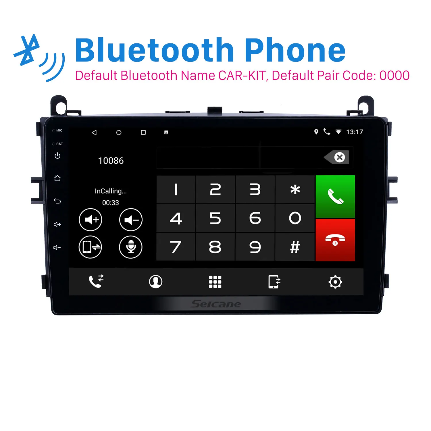 Android 13.0 9 inch HD Touchscreen GPS Navigation Radio for 2016-2017 Baic E Series E130 E150/EV Series EV160 EV200/Senova D20 w